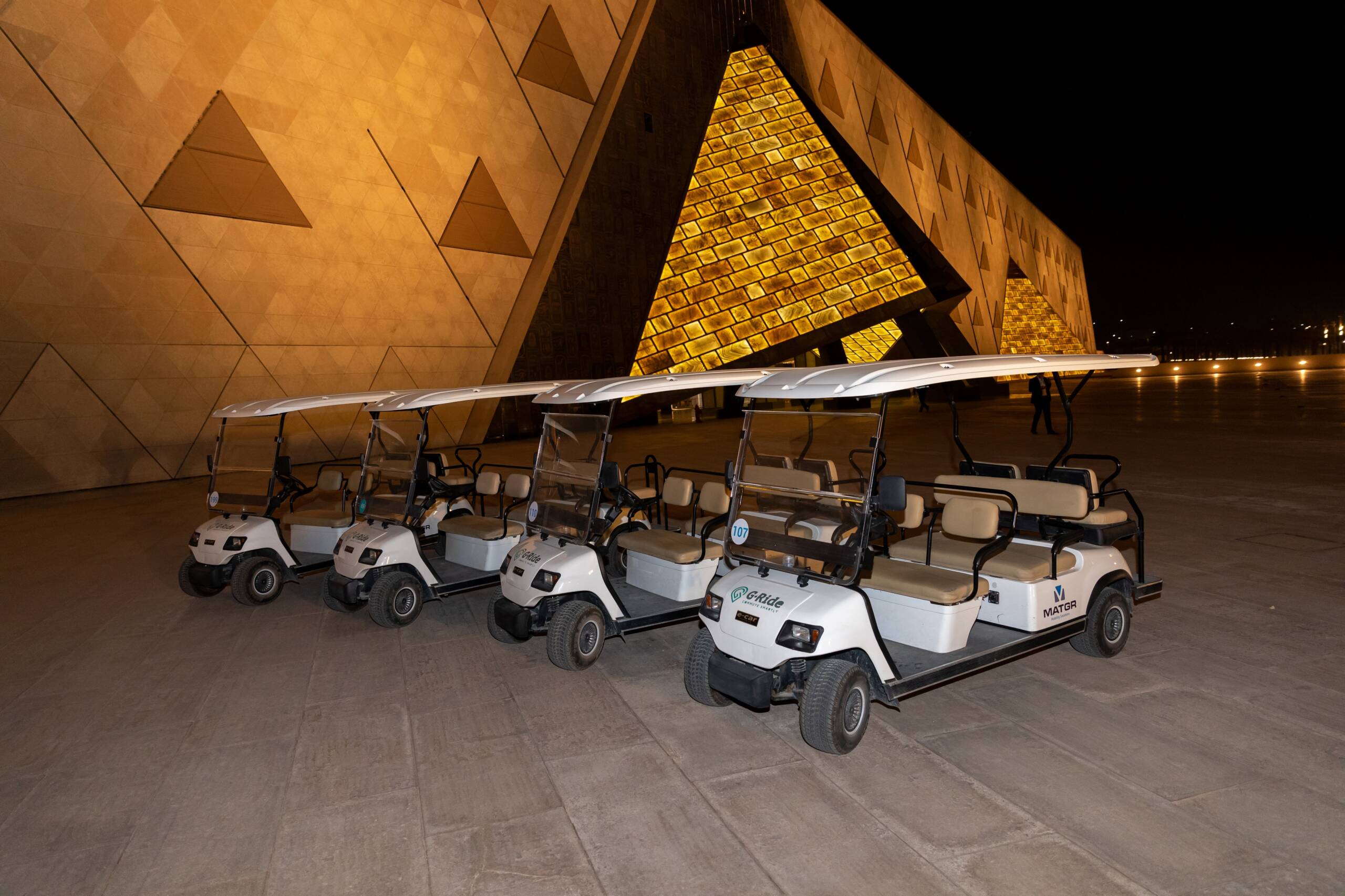 SAWA lanterns at Grand Egyptian Museum
